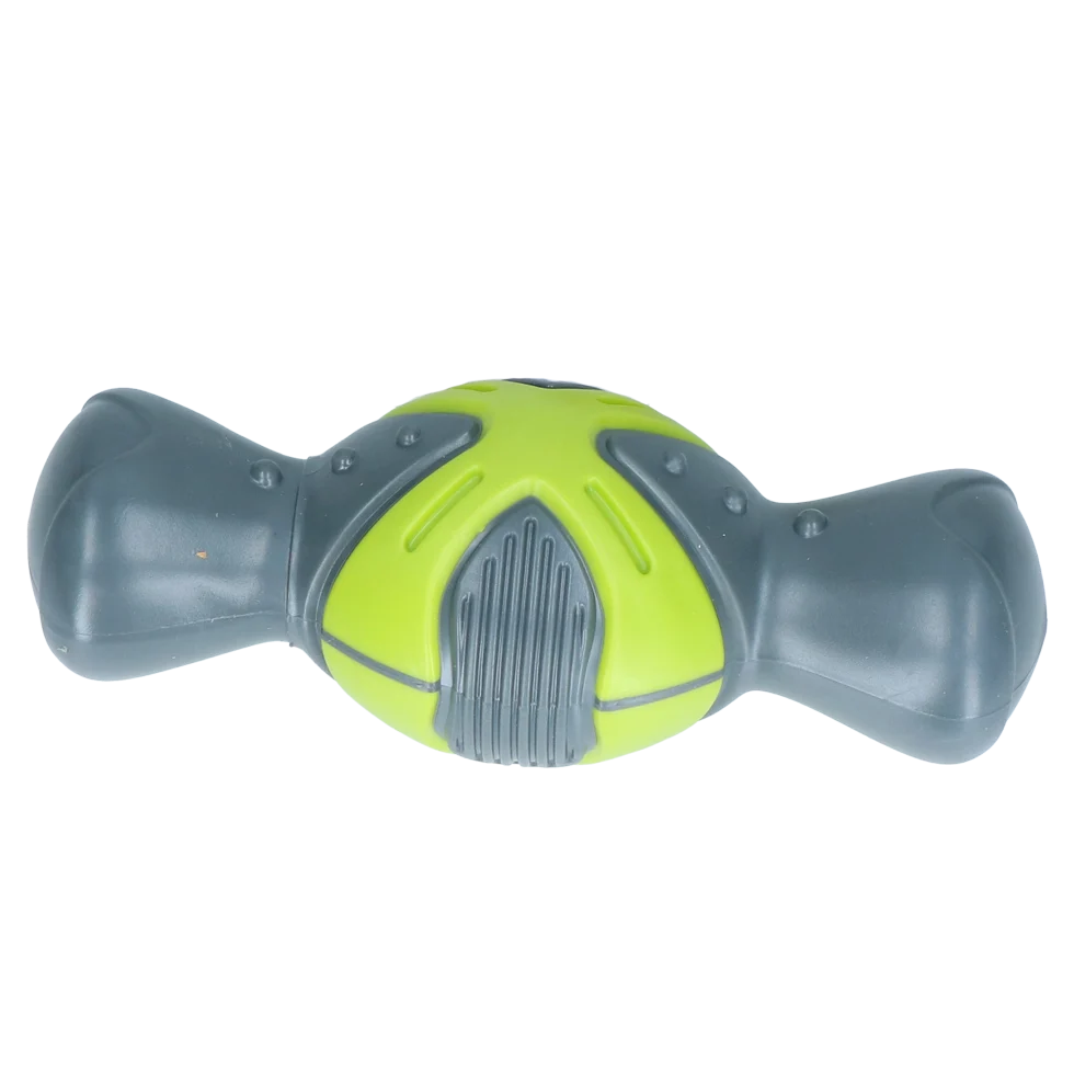 Jouet couineur pour chien en forme d’os avec reliefs, 19 cm – Pawise Play Time Squeaky Bone – Image 2