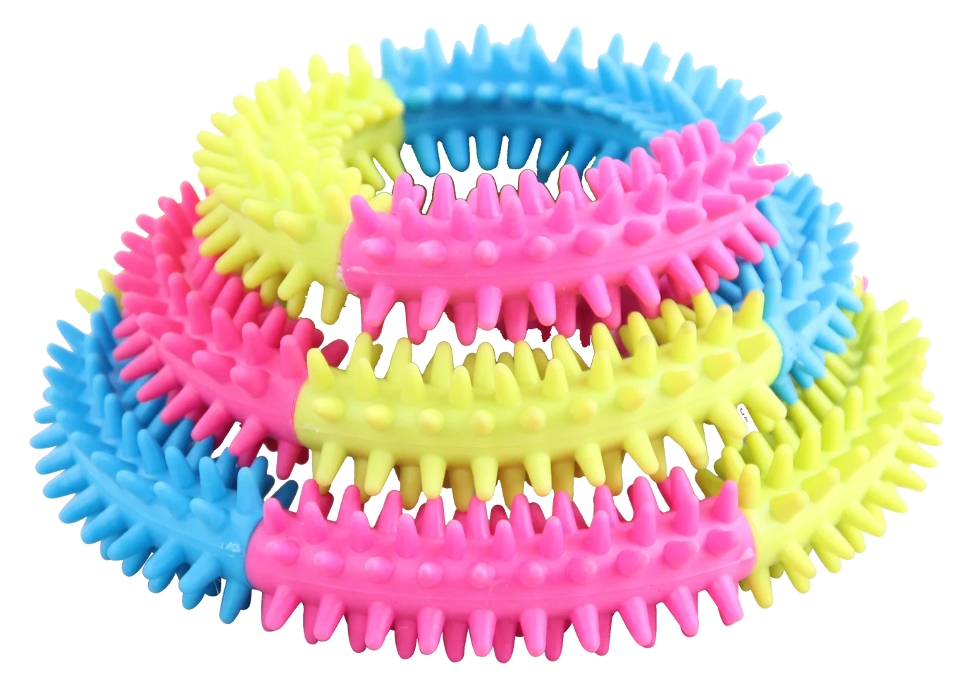 Anneau de jeu pour chien aux couleurs de l’arc-en-ciel – Pawise Rainbow World Ring M – Image 2
