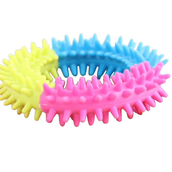 Anneau de jeu pour chien aux couleurs de l’arc-en-ciel – Pawise Rainbow World Ring M