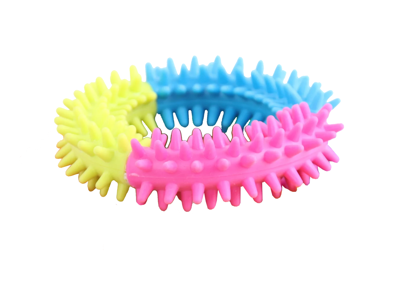 Anneau de jeu pour chien aux couleurs de l’arc-en-ciel – Pawise Rainbow World Ring M – Image 1