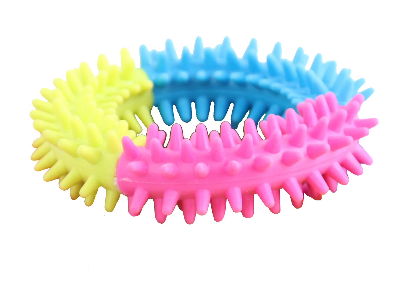 Anneau de jeu pour chien aux couleurs de l’arc-en-ciel – Pawise Rainbow World Ring L – Image 1