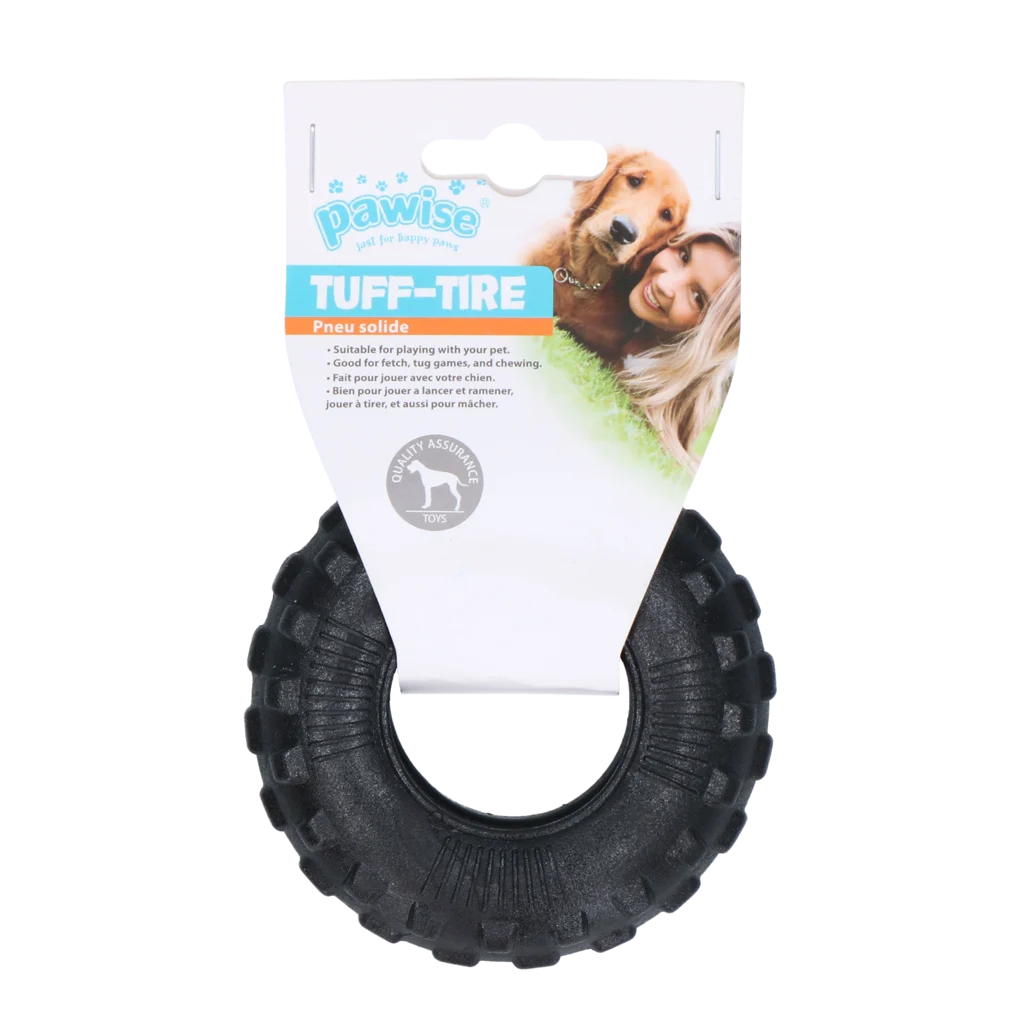 Anneau de traction pour chien en mousse compacte, 10 cm – Pawise Foam Tyre – Image 1