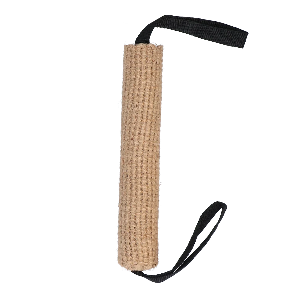 Boudin à rapporter en jute avec boucles, 25 cm – Pawise Jute Biting Roll – Image 2