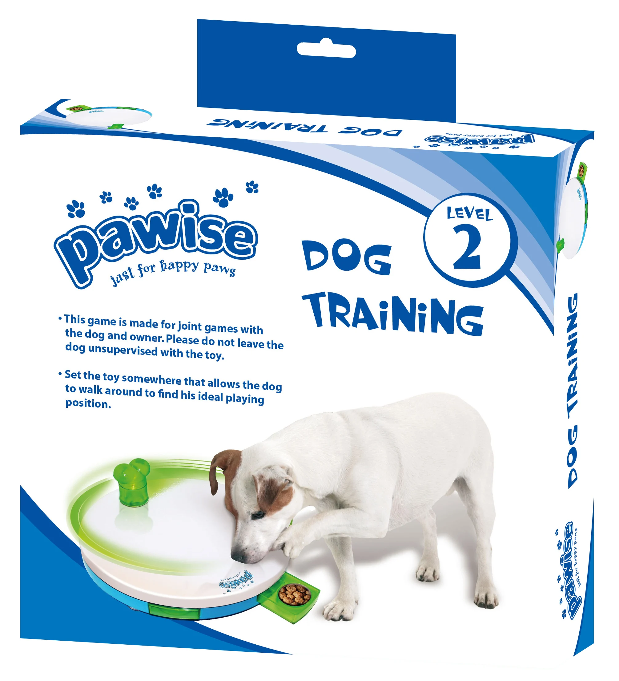 Puzzle pour chien avec tiroirs, 27,5 x 4 cm – Pawise Level 2 Spinning Feeder – Image 1