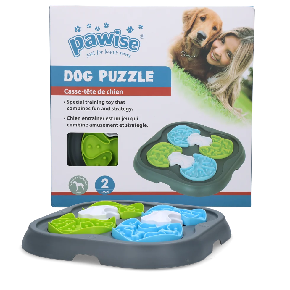 PAWI14820.png Puzzle pour chien à cases coulissantes, 34 x 34 cm – Pawise Dog Puzzle – Image 1