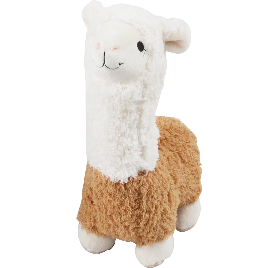 Peluche alpaga pour chien avec couineur, assortiment – Pawise Alpaca Doll – Image 1