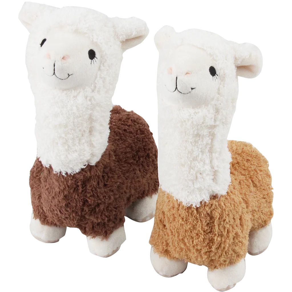 Peluche alpaga pour chien avec couineur, assortiment – Pawise Alpaca Doll – Image 2