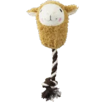 Peluche pour chien en forme d’alpaga avec corde et couineur, assortiment – Pawise Alpaca Doll With Rope – Image 2