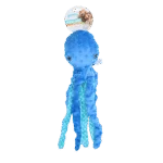 Peluche poulpe pour chien avec couineur, assortie, S – Pawise Multicolor Plush Octopus (3 colour assorted) S – Image 3
