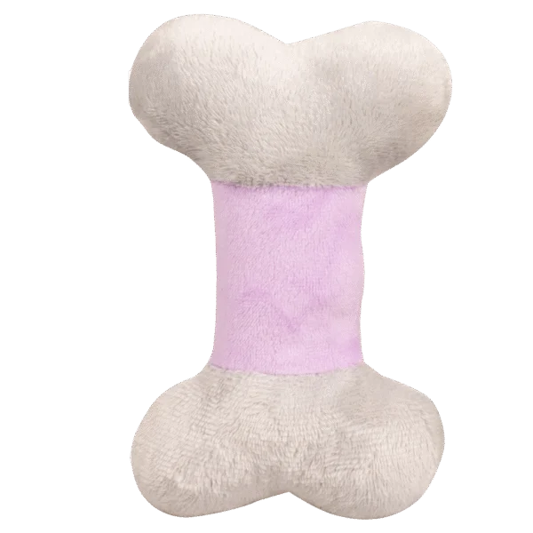 Peluche pour chien en forme d’os avec couineur pour chiots – Pawise Puppy Life Bone