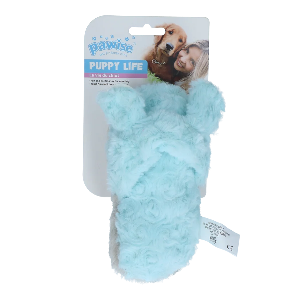 Jouet pour chien en forme de chausson avec couineur pour chiots – Pawise Puppy Life My Slipper – Image 1