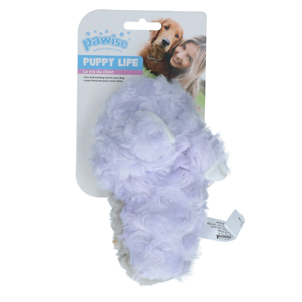 Jouet pour chien en forme de chausson avec couineur pour chiots – Pawise Puppy Life My Slipper – Image 3