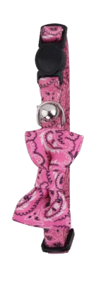 Collier pour chat avec nœud rose – Pawise Cat Collar With Bowknot