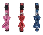 Collier pour chat avec nœud rouge – Pawise Cat Collar With Bowknot – Image 2