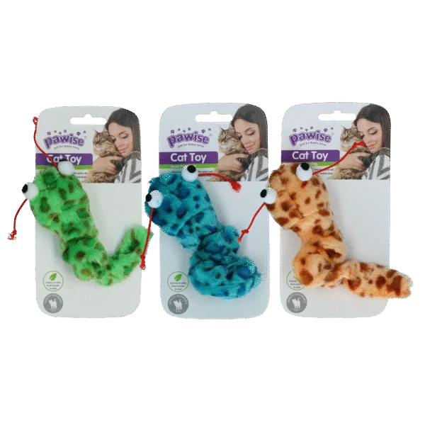 Jouet interactif pour chat avec queue vibrante rétractable et cataire, 16 cm – Pawise Interactive Cat Toy