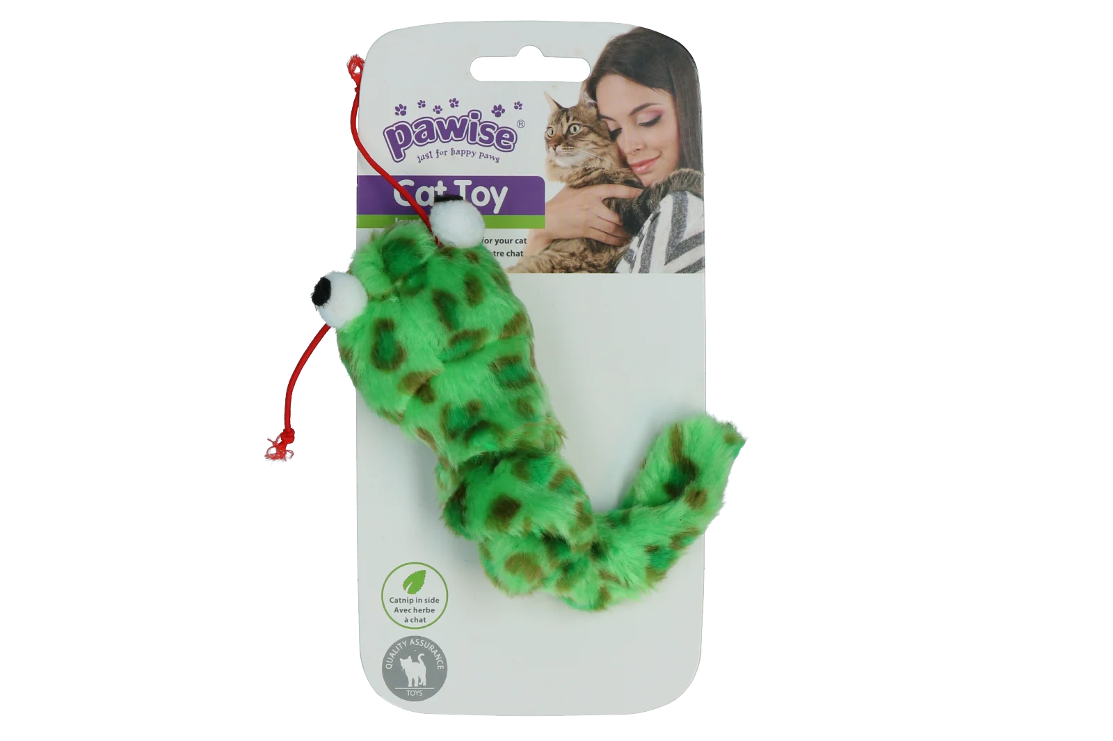 Jouet interactif pour chat avec queue vibrante rétractable et cataire, 16 cm – Pawise Interactive Cat Toy – Image 2