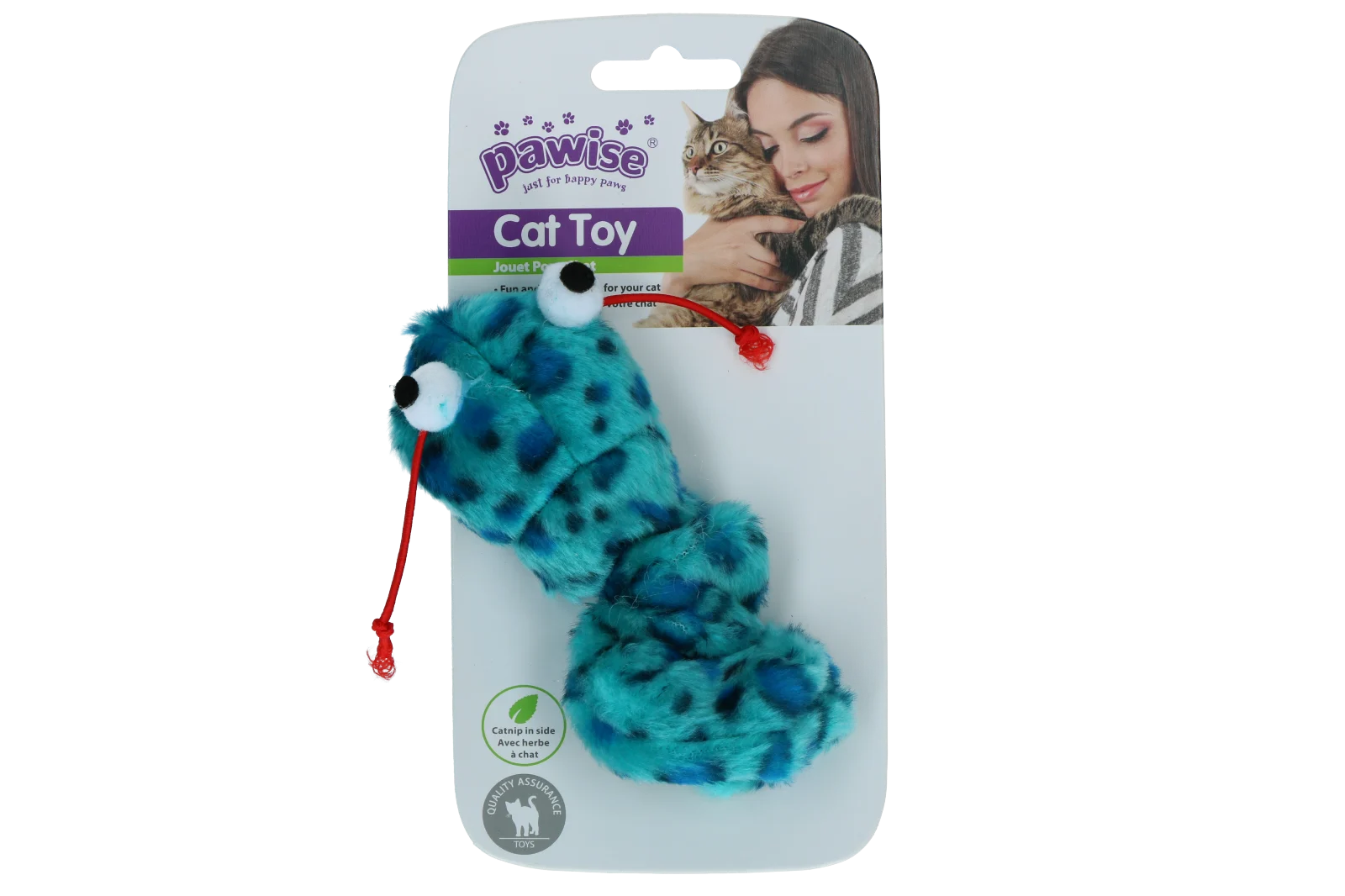 Jouet interactif pour chat avec queue vibrante rétractable et cataire, 16 cm – Pawise Interactive Cat Toy – Image 3