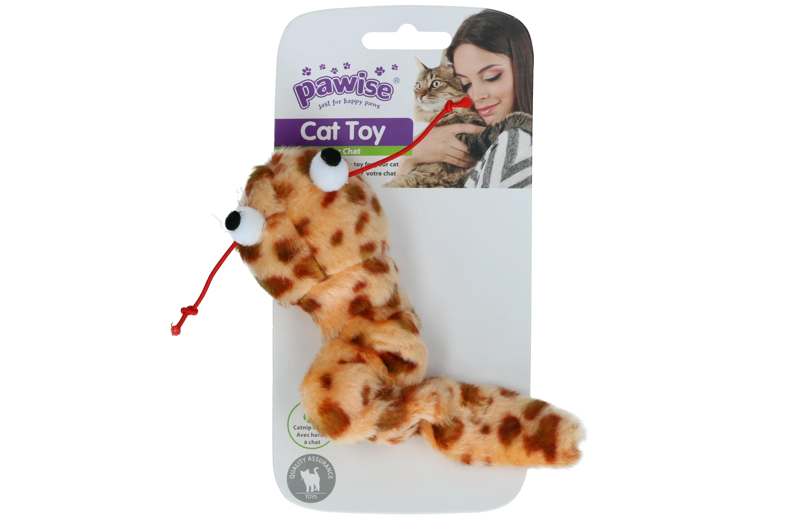 Jouet interactif pour chat avec queue vibrante rétractable et cataire, 16 cm – Pawise Interactive Cat Toy – Image 4