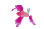 Jouet poisson pour chat avec herbe à chat et plumes – Pawise 100% Catnip Toy Vis – Image 4
