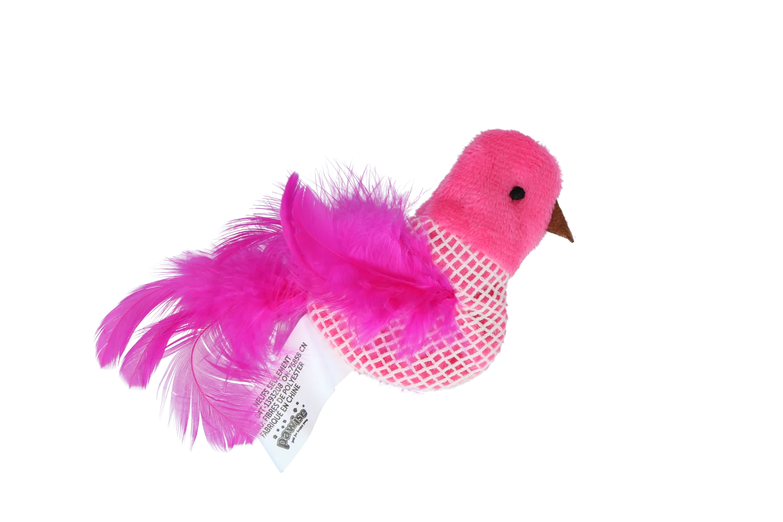 Jouet oiseau pour chat avec catnip et plumes – Pawise 100% Catnip Toy Vogel – Image 4