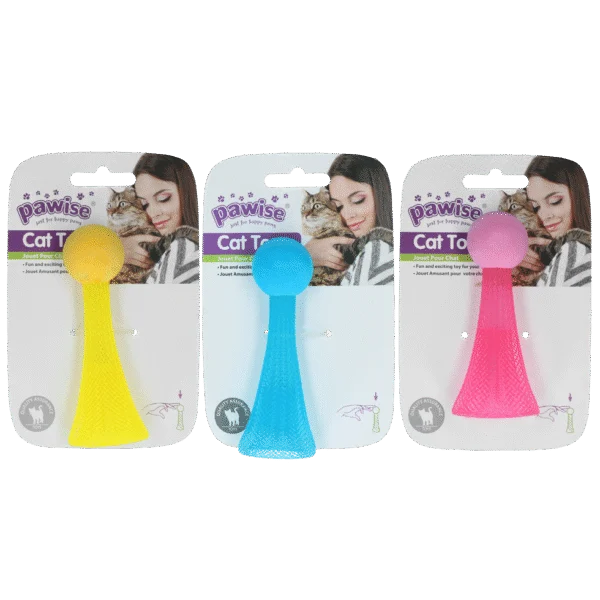 Jouet sauteur pour chat avec LED clignotante, 10 cm – Pawise Cat Light-up Toy