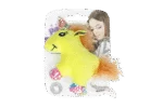 Peluche pour chat avec cataire et plumes, 12 x 8 cm – Pawise meow meow life Unicorn – Image 2