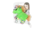 Peluche pour chat avec cataire et plumes, 12 x 8 cm – Pawise meow meow life Unicorn – Image 4