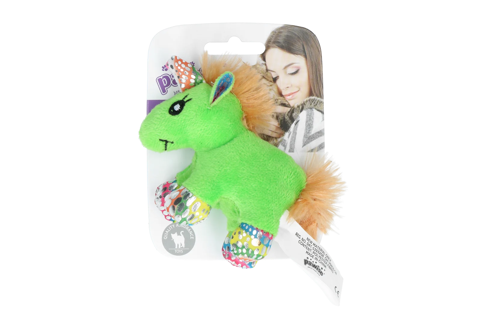 Peluche pour chat avec cataire et plumes, 12 x 8 cm – Pawise meow meow life Unicorn – Image 4
