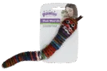 Serpent en tricot avec cataire et couineur, 23 cm – Pawise Wool-Wool life Slang – Image 3