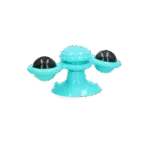Jouet rotatif pour chat avec ventouse et grelot – Pawise Twirly Whirly Cat Toy – Image 2