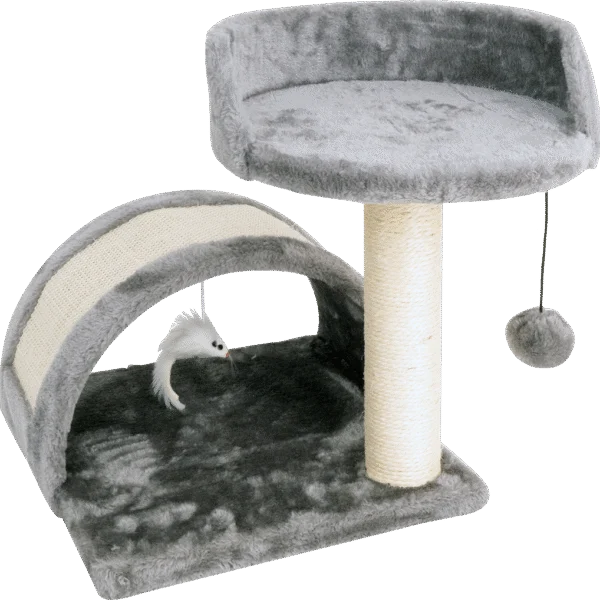 Arbre à chat en forme de champignon avec jouet, ø 30 x 40 cm – Pawise Mushroom Scratching Post