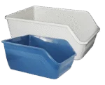 Bac à litière à bords hauts S, 47 x 38 x 21 cm – Pawise High-back Litter pan S – Image 2