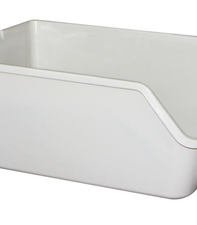 Bac à litière à rebord haut L – Pawise High-back Litter pan L