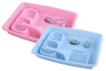 Kit de démarrage pour chaton avec bac à litière et gamelles, rose – Pawise Kitten Starter Set – Image 2