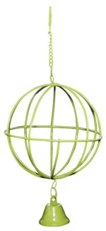 Balle à friandises pour cobayes et hamsters avec clochette, Ø 10 cm – Pawise Hay Ball – Image 5