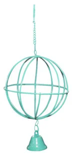 Balle à friandises pour cobayes et hamsters avec clochette, Ø 10 cm – Pawise Hay Ball – Image 4