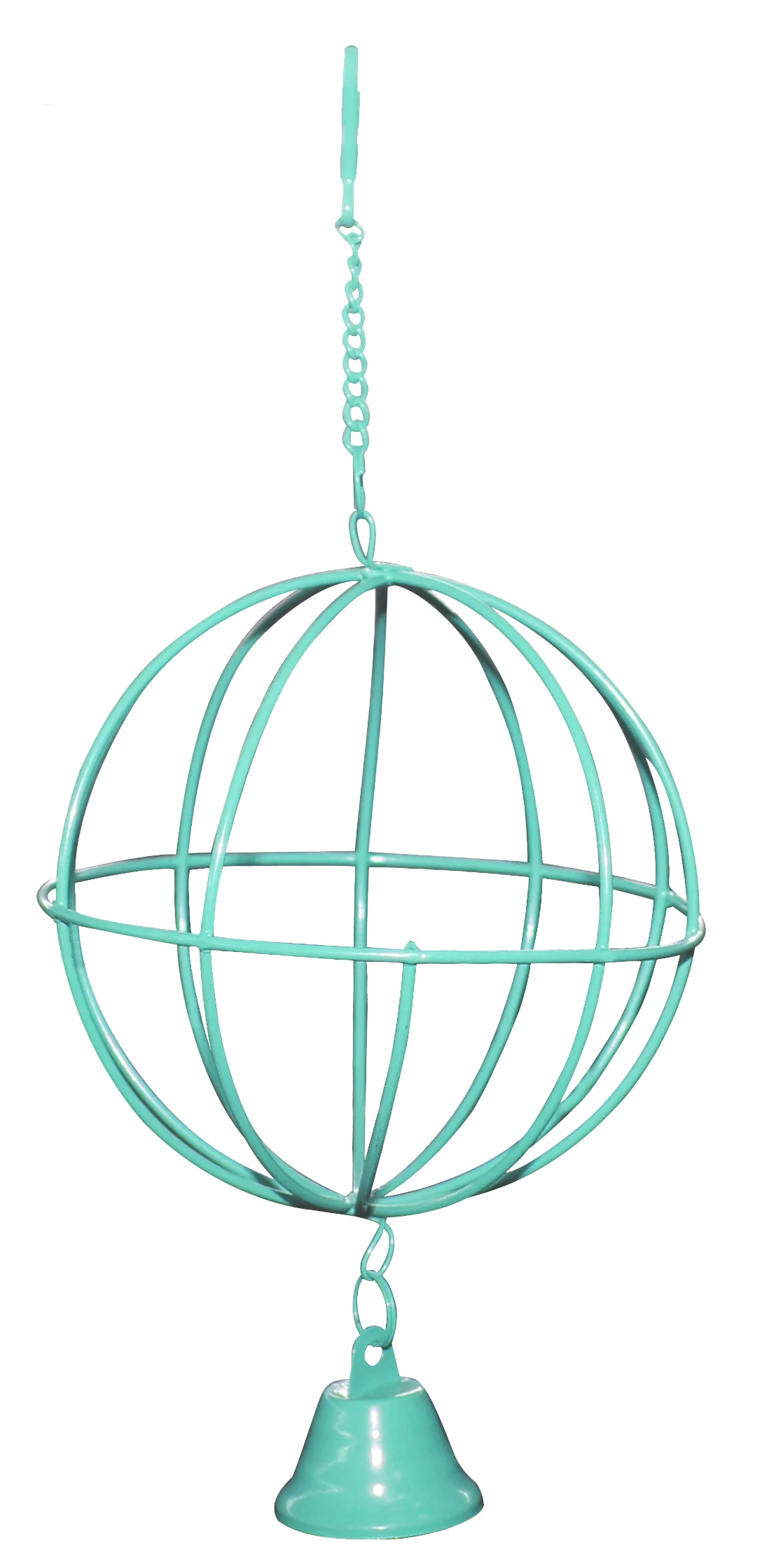 Balle à friandises pour cobayes et hamsters avec clochette, Ø 10 cm – Pawise Hay Ball – Image 4