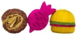 Blocs à ronger en bois et en luffa pour lapins et rongeurs – Pawise Wooden Loofah Pretty Toys No2 – Image 2