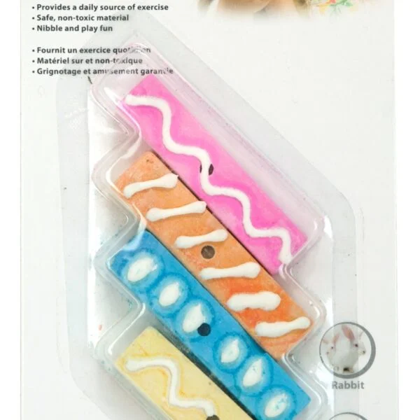Friandise à grignoter pour rongeurs, 6 cm – Pawise Play & Chew Mineral Candy