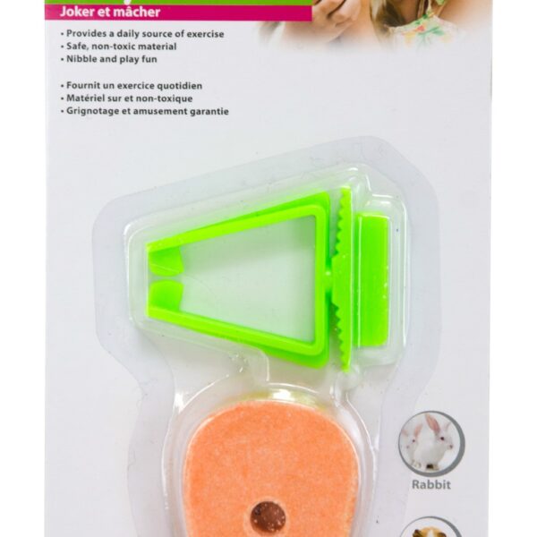 Carotte à ronger pour lapins et cochons d’Inde, épaisseur de 1 cm – Pawise Play & Chew Salt Carrot