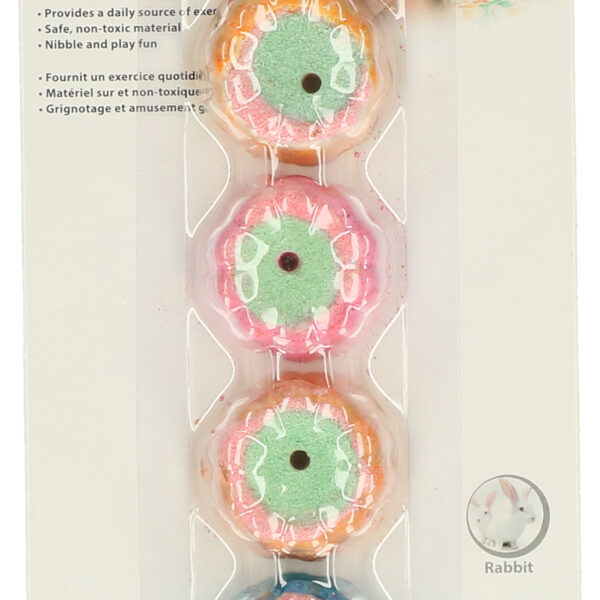 Gâteau à ronger pour lapins et cochons d’Inde, 3 x 1 cm – Pawise Play & Chew Pie