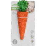 Jouet à ronger pour lapins et rongeurs, coloré, Pawise Play & Chew Carrot – Image 2