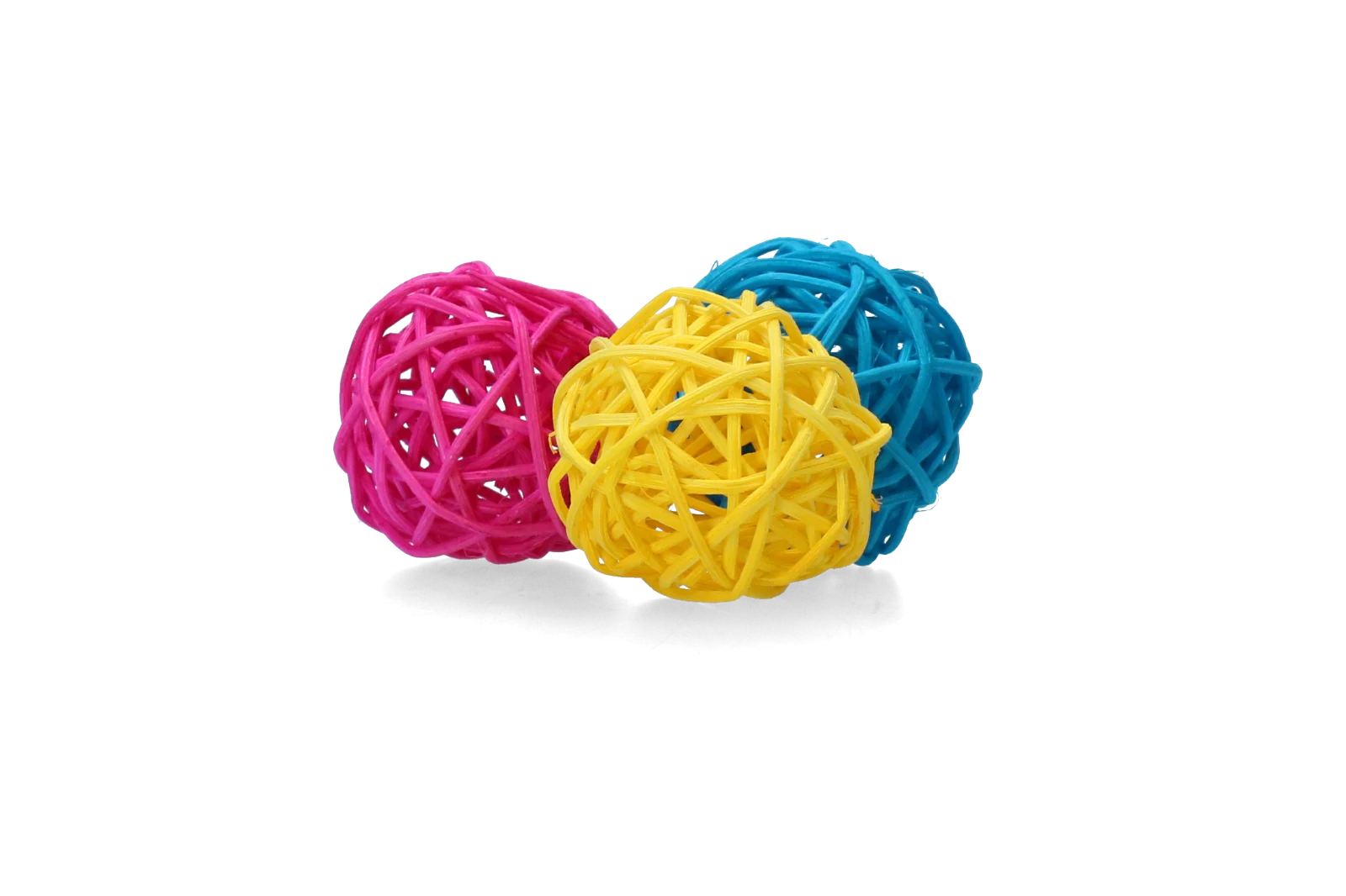 Balle à ronger colorée pour lapins et rongeurs – Pawise Play & Chew Balls – Image 2