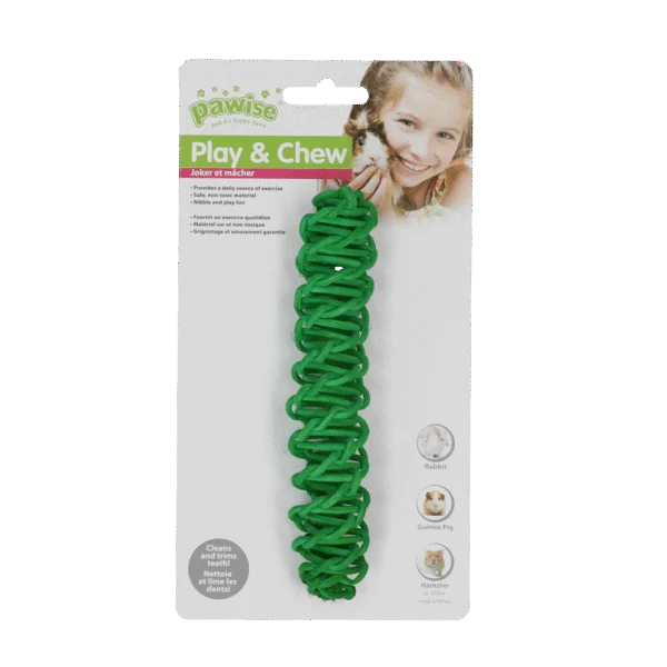Bâton à ronger coloré pour lapins et rongeurs – Pawise Play & Chew Stick
