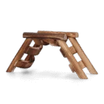 Échelle en bois pour hamster, 17 x 8 x 7 cm – Pawise WD Ladder Toy – Image 2