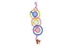 Chaînette à miroir pour oiseaux avec clochette, 24 cm – Pawise Spinner Mirror Chain