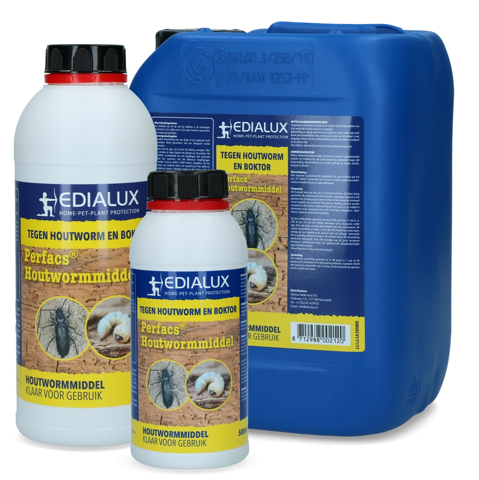 Traitement contre les insectes du bois avec perméthrine 1 l – Edialux Perfacs – Image 1