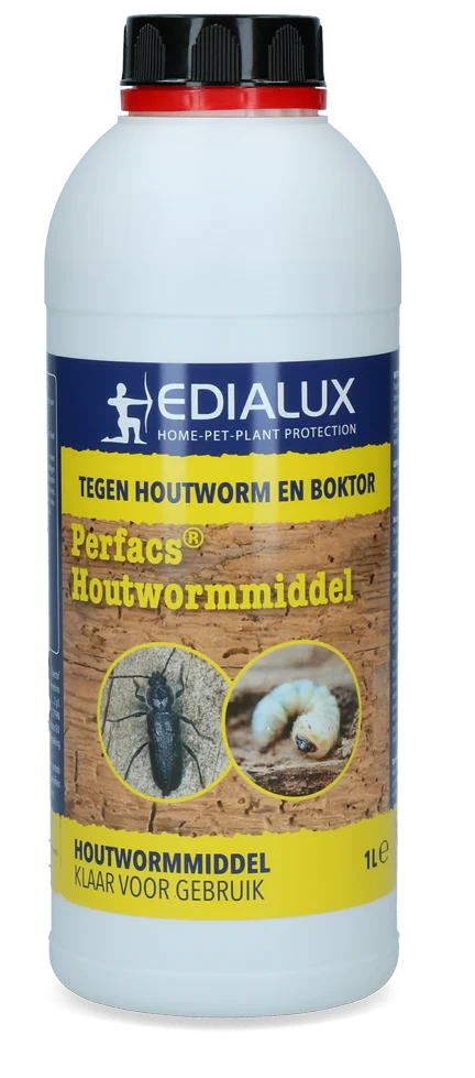 Traitement contre les insectes du bois avec perméthrine 1 l – Edialux Perfacs – Image 2
