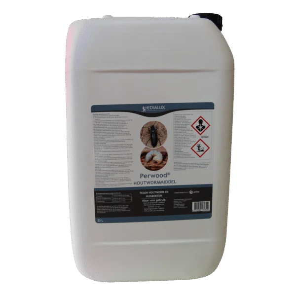 Produit contre les vrillettes avec Perméthrine 25 l – Edialux Perwood