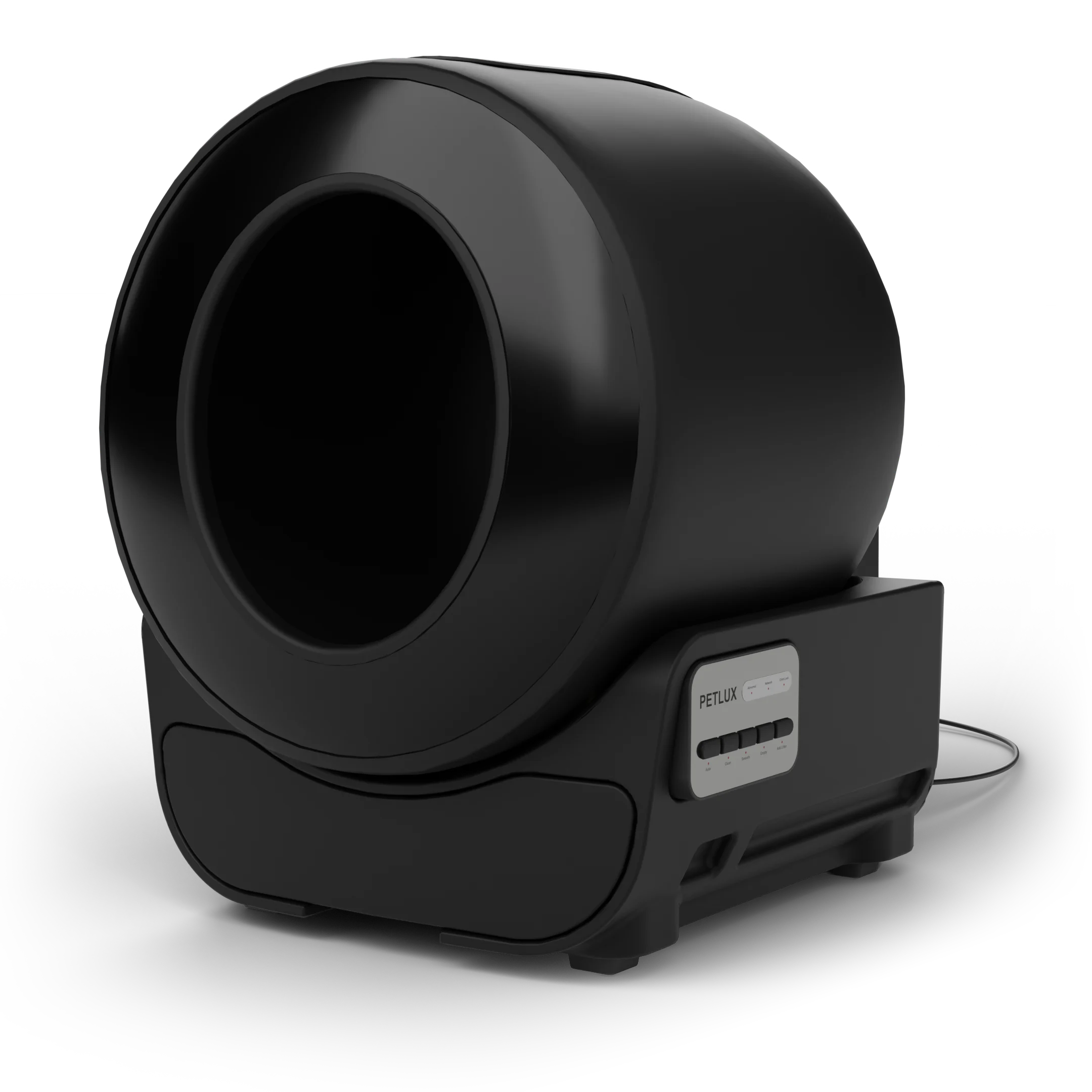 PETL0001XXL.png Bac à litière automatique XXL avec commande par application, noir – Petlux V3 XXL – Image 1
